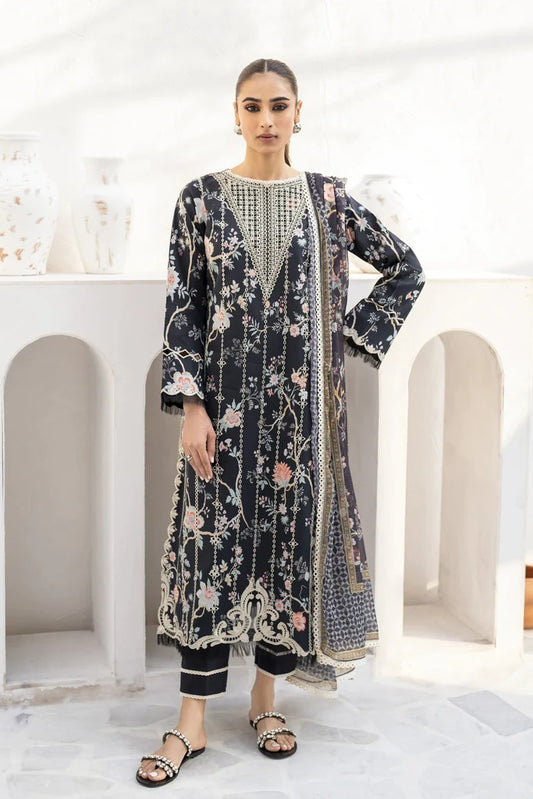 Shezlin by Aabyaan Embroidered Chikankari Suits Unstitched 3 Piece AS-AR-06 MAHIRA  - Summer Collection