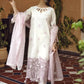 Meena Kumari By Aabyaan Embroidered Chikankari Lawn 3pc Suits Unstitched AB-06 Mehrunissa