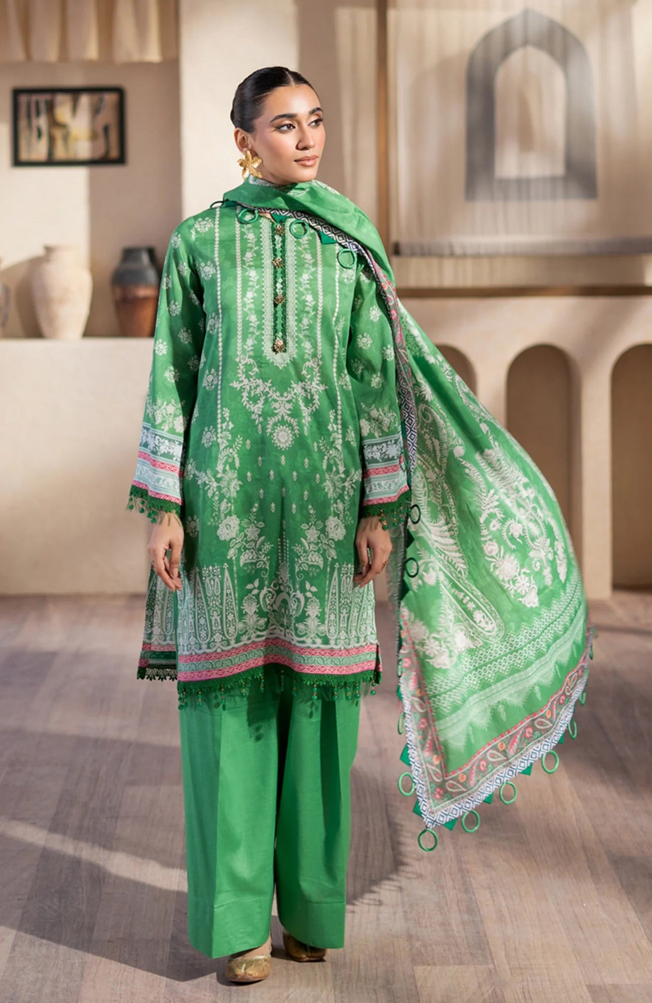 Mausummery Digital Printed Lawn Unstitched 3 Piece Suit – MUS25V1PL06