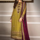 Asim Jofa Zari Sitara Embroidered Chiffon Unstitched 3 Piece Dress - AJZS 06