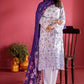 Evelyn by Gulljee Embroidered Lawn 3 piece Unstitched Dress - EVL3P2506