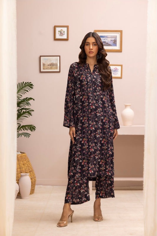 Identic Separates By Regalia Textiles Printed Linen Suits Unstitched 2 Piece RTPL-D-06 - Winter Collection
