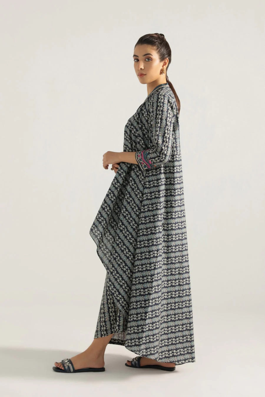 Sapphire Intermix Printed Cotton Shirt 1 piece Unstitched - U1 DY22V5 06