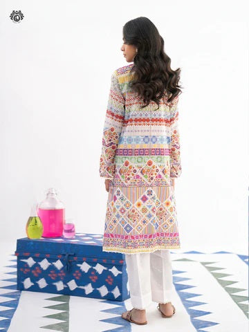 Mia digital Printed Lawn Unstitched 2 piece dress - GM2401A6