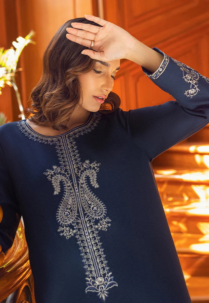 Essential By Asim Jofa Embroidered Cambric Lawn Shirt Unstitched AJP-06