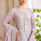 Emaan Adeel Embroidered Chiffon 3 piece Unstitched Dress - LX 06