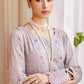 Emaan Adeel Embroidered Chiffon 3 piece Unstitched Dress - LX 06