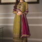 Asim Jofa Zari Sitara Embroidered Chiffon Unstitched 3 Piece Dress - AJZS 06