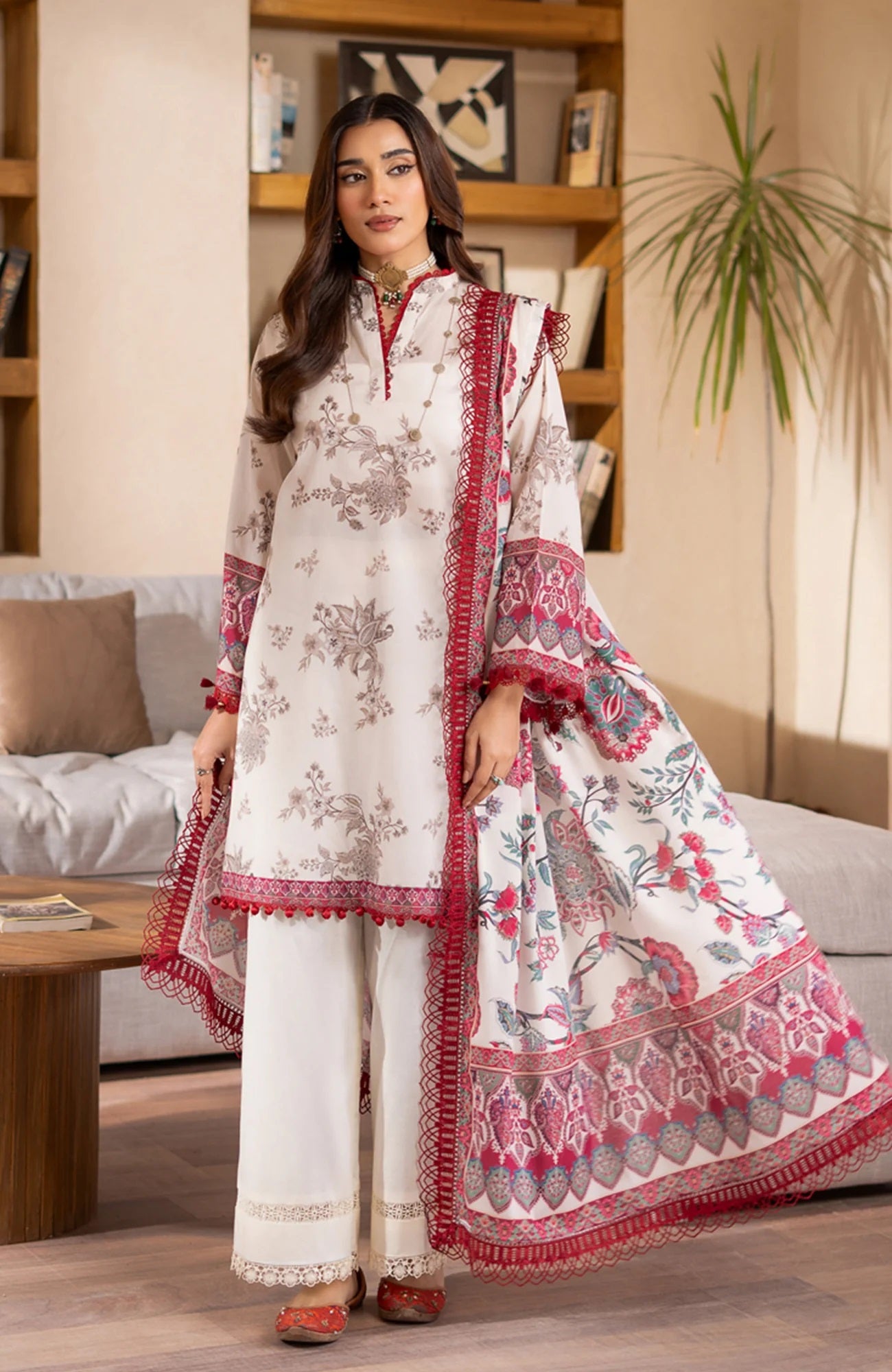 Mausummery Digital Printed Lawn Unstitched 3 Piece Suit – MUS25V1PL07