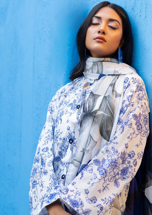 Salina by Regalia Textile Printed Lawn 3 Piece Unstitched Dress - RSPL-07 Summer Collection