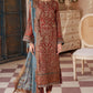 Emaan Adeel Embroidered Chiffon 3 piece Unstitched Dress - LX 07
