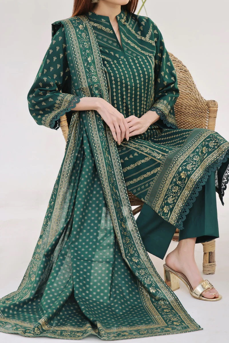 Daman By VS Textiles Printed Lawn Suits Unstitched 3 Piece VS24-D1 2907-A - Summer Collection