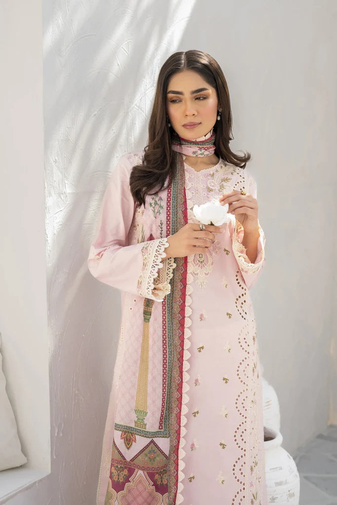 Shezlin by Aabyaan Embroidered Chikankari Suits Unstitched 3 Piece AS-AR-07 ELAF  - Summer Collection