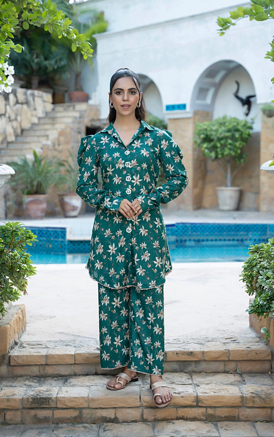 Identic Separates By Regalia Textiles Printed Linen Suits Unstitched 2 Piece RTPL-D-07 - Winter Collection