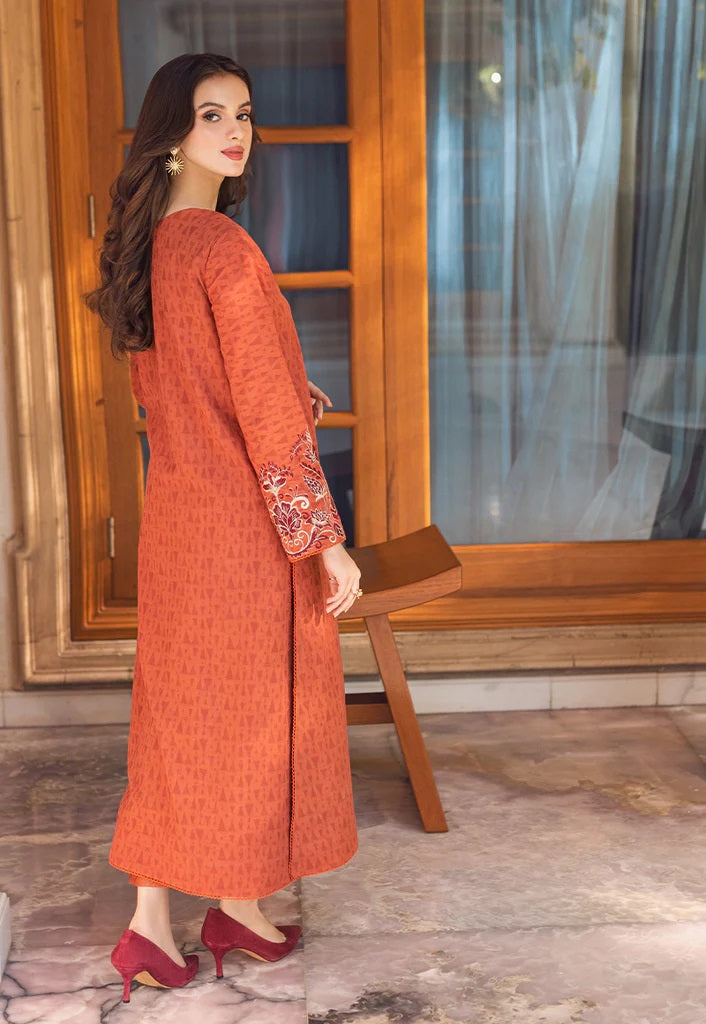 Essential By Asim Jofa Embroidered Jacquard Lawn Unstitched 2 Piece AJP-07