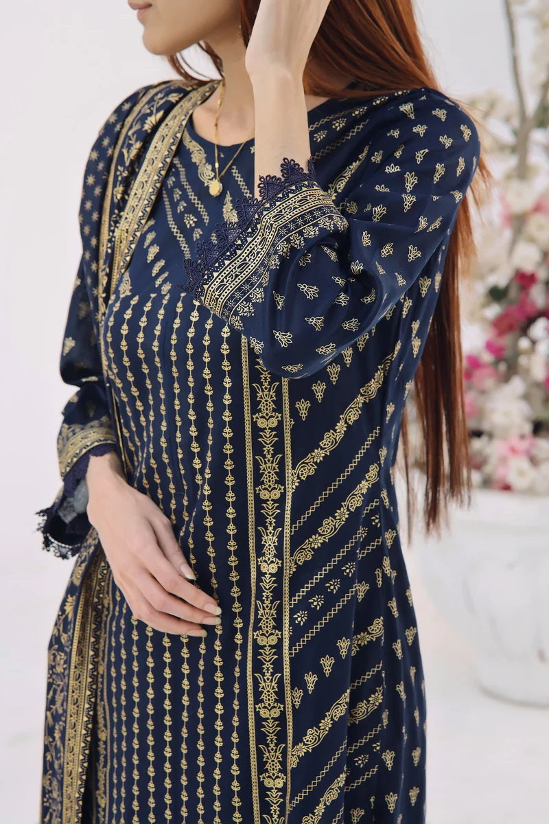 Daman By VS Textiles Printed Lawn Suits Unstitched 3 Piece VS24-D1 2907-B - Summer Collection