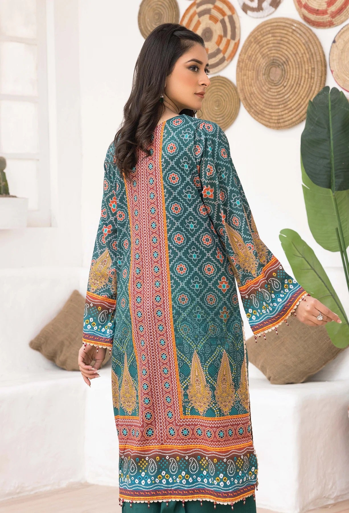 Adan Libas Chunri Embroidered Lawn 2 Piece Unstitched - ALC-D07