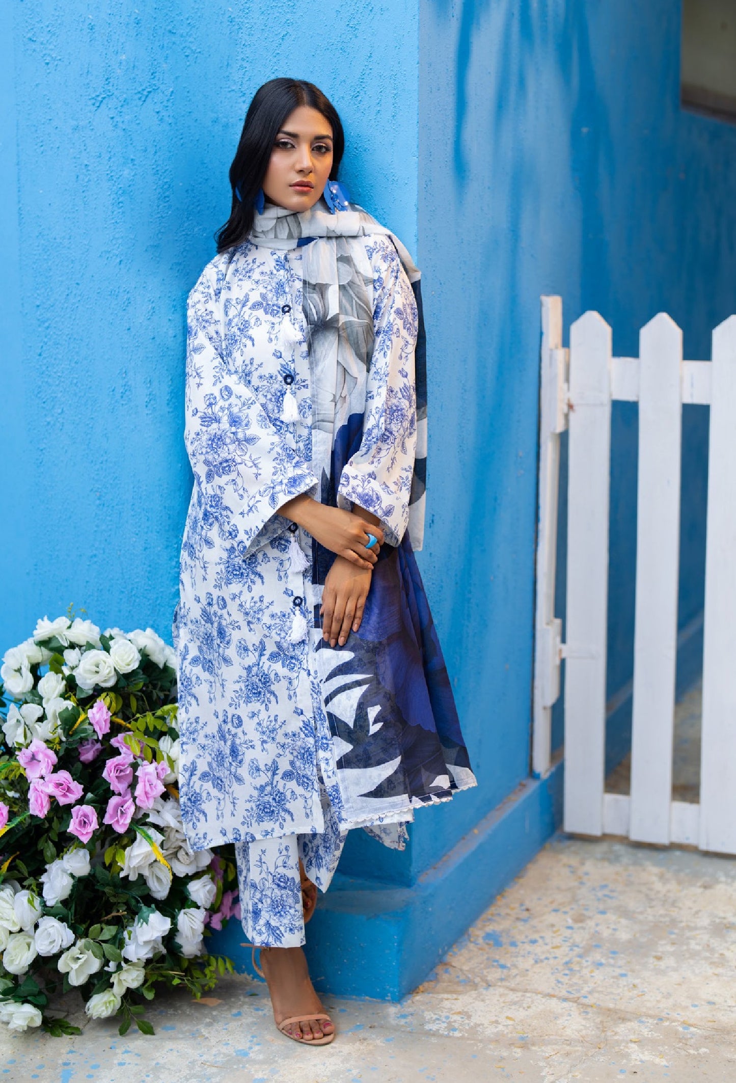 Salina by Regalia Textile Printed Lawn 3 Piece Unstitched Dress - RSPL-07 Summer Collection
