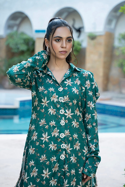 Identic Separates By Regalia Textiles Printed Linen Suits Unstitched 2 Piece RTPL-D-07 - Winter Collection