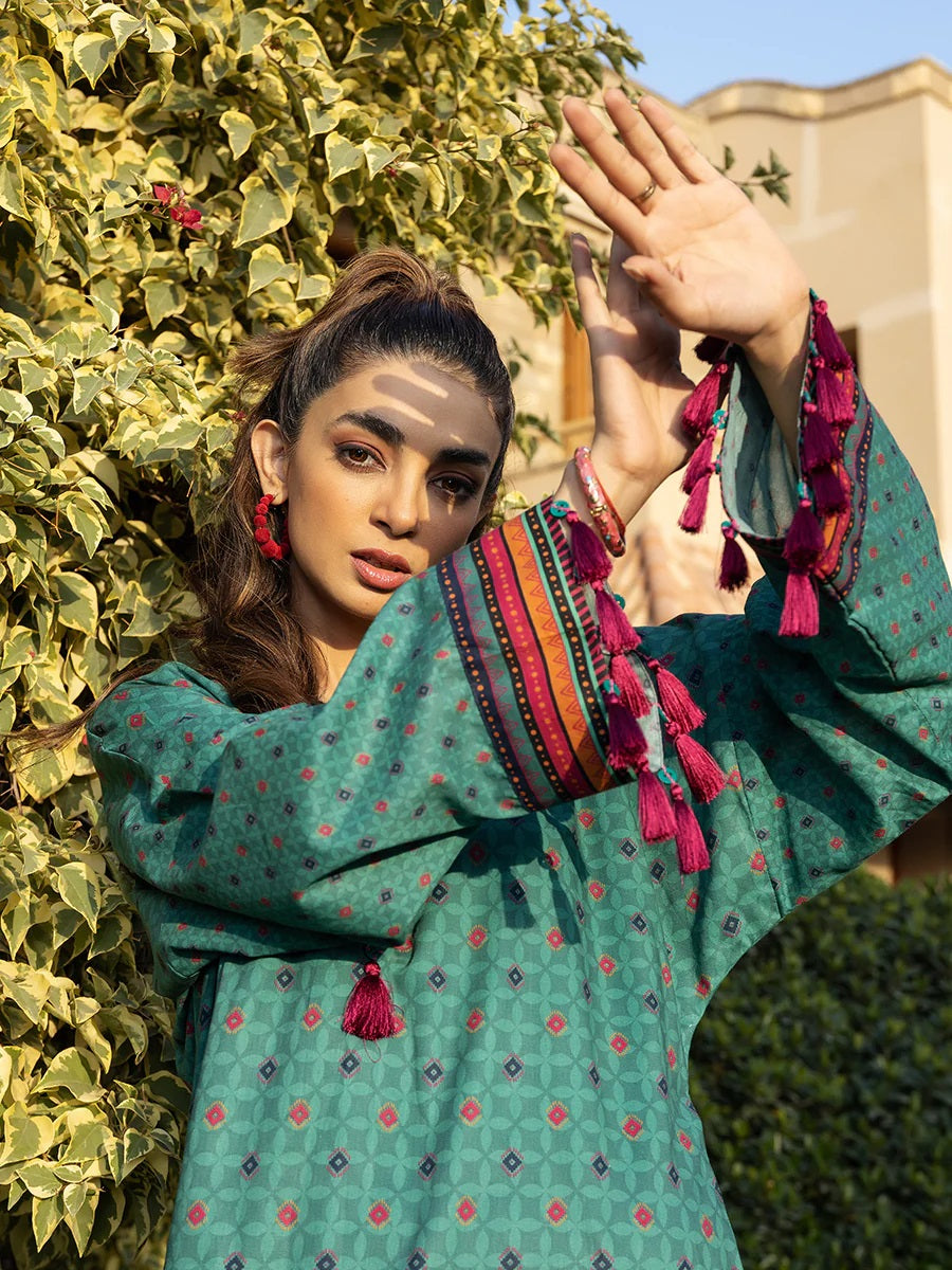 Mehr Digital Printed Lawn Shirt 1 piece unstitched - 23DA-007UT