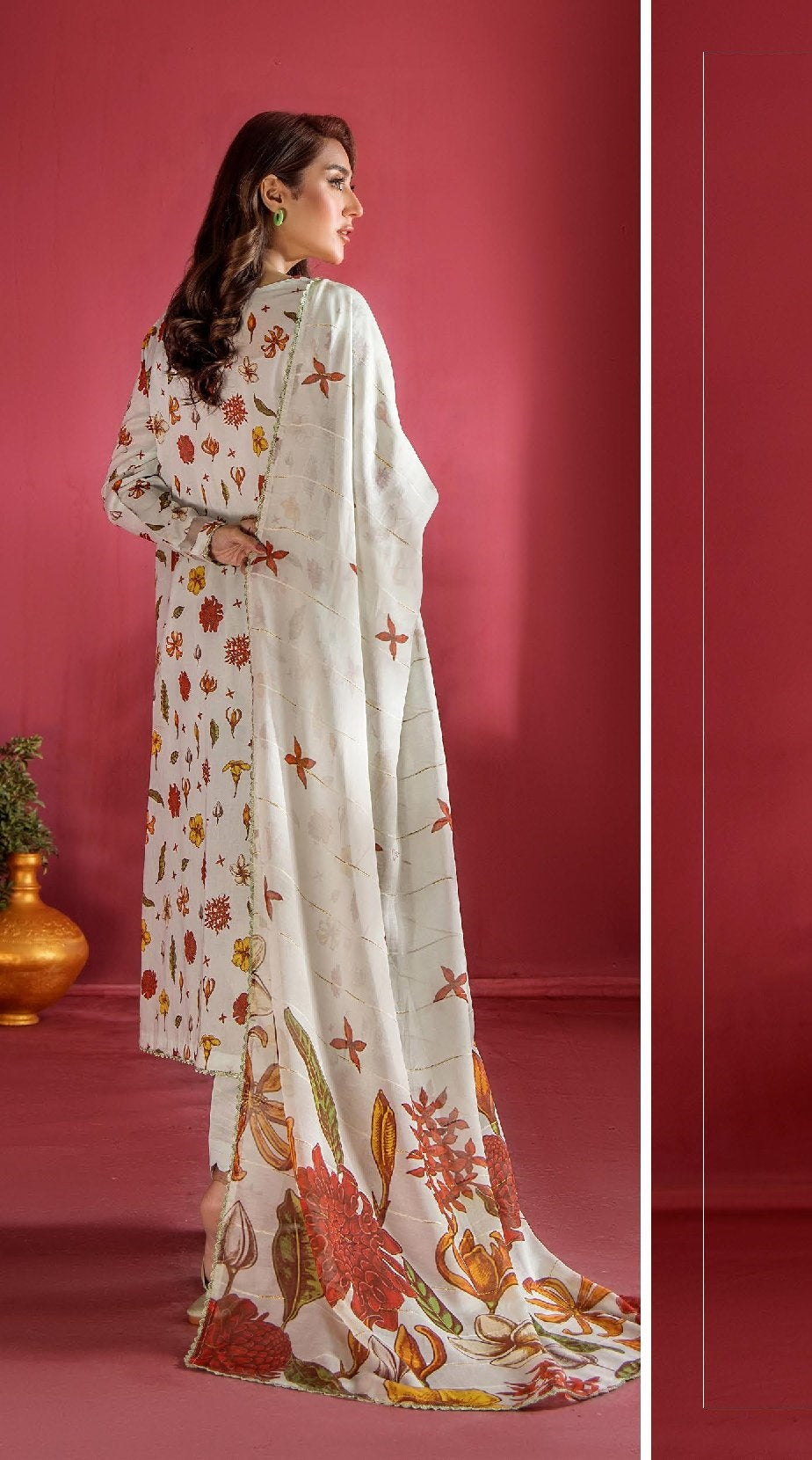 Evelyn by Gulljee Embroidered Lawn 3 piece Unstitched Dress - EVL3P2507