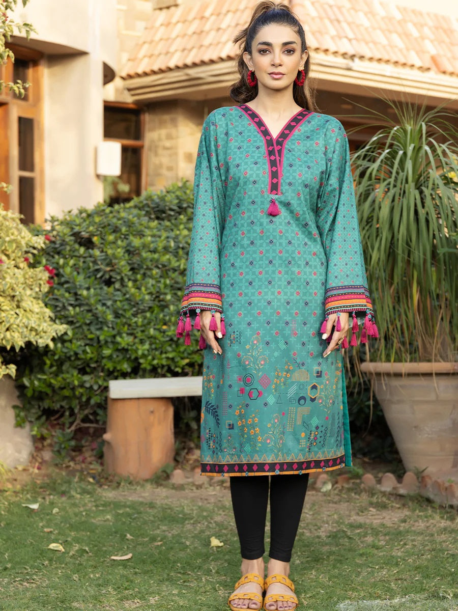 Mehr Digital Printed Lawn Shirt 1 piece unstitched - 23DA-007UT