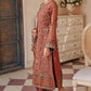 Emaan Adeel Embroidered Chiffon 3 piece Unstitched Dress - LX 07