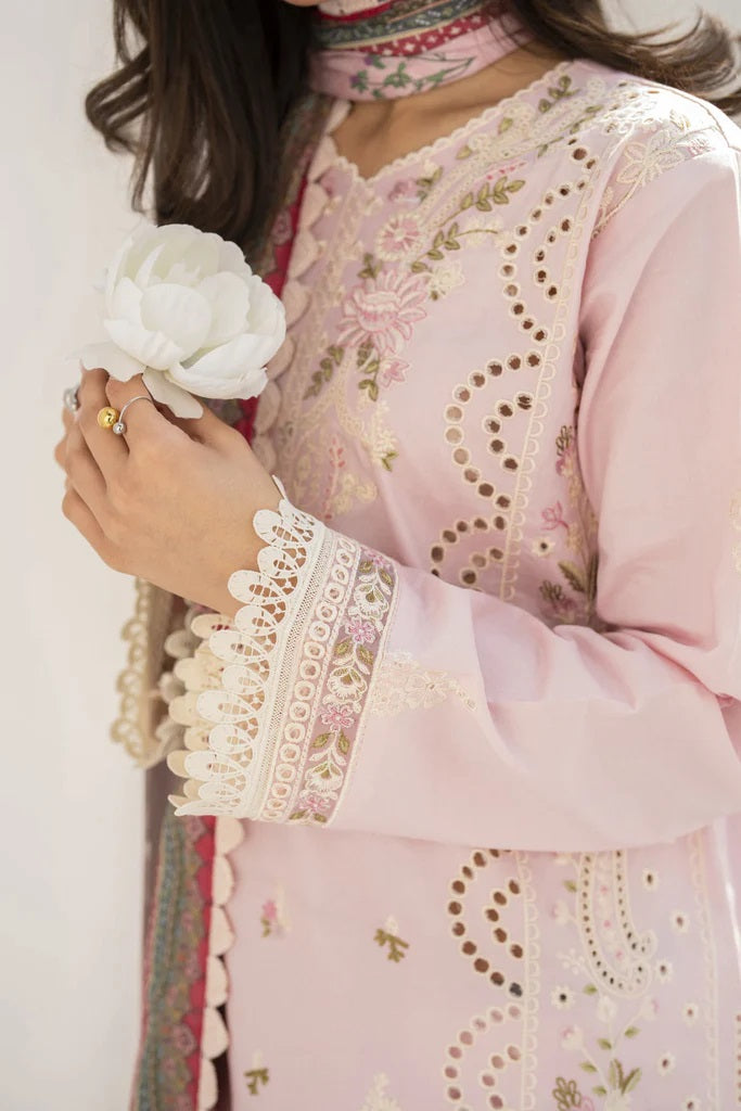 Shezlin by Aabyaan Embroidered Chikankari Suits Unstitched 3 Piece AS-AR-07 ELAF  - Summer Collection