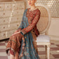 Emaan Adeel Embroidered Chiffon 3 piece Unstitched Dress - LX 07