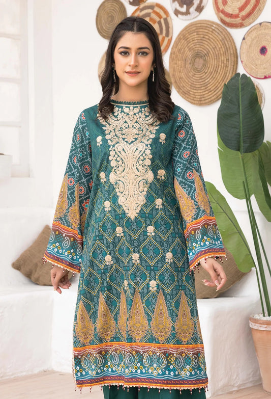 Adan Libas Chunri Embroidered Lawn 2 Piece Unstitched - ALC-D07