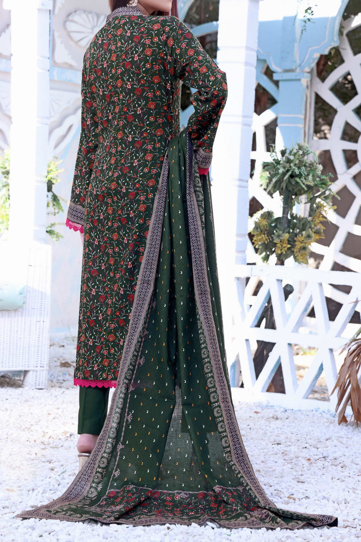 Daman By VS Textiles Printed Lawn Suits Unstitched 3 Piece VS23-805-B - Summer Collection