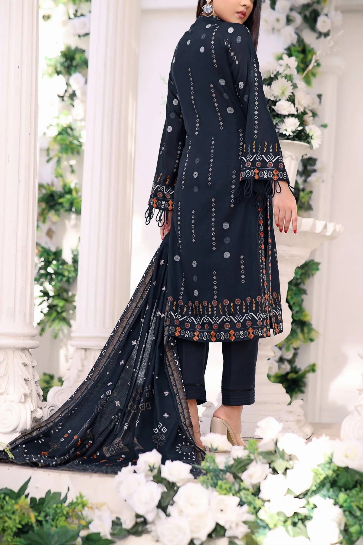 Daman By VS Textiles Printed Lawn Suits Unstitched 3 Piece VS23-806-B - Summer Collection