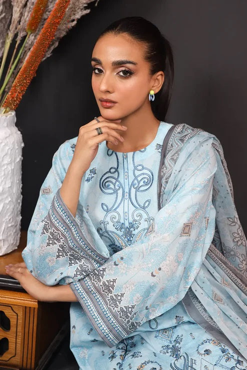 Kotor by Rashid Textile Embroidered Lawn Unstitched 3 Piece Dress - RTC-8132