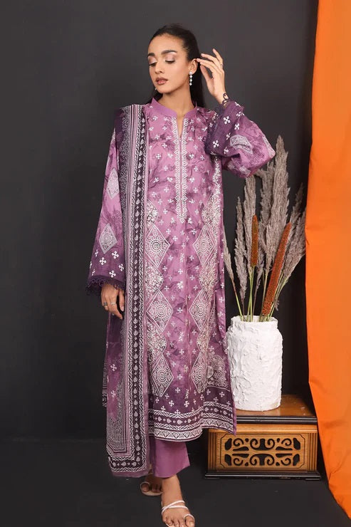 Kotor by Rashid Textile Embroidered Lawn Unstitched 3 Piece Dress - RTC-8137