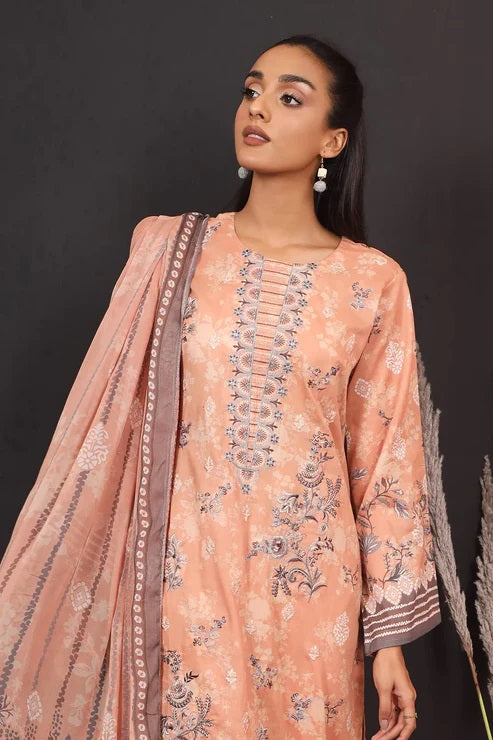 Kotor by Rashid Textile Embroidered Lawn Unstitched 3 Piece Dress - RTC-8139