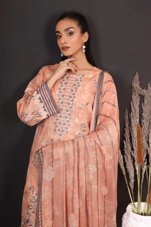 Kotor by Rashid Textile Embroidered Lawn Unstitched 3 Piece Dress - RTC-8139