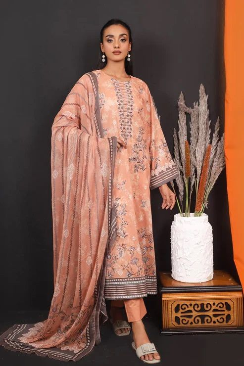 Kotor by Rashid Textile Embroidered Lawn Unstitched 3 Piece Dress - RTC-8139