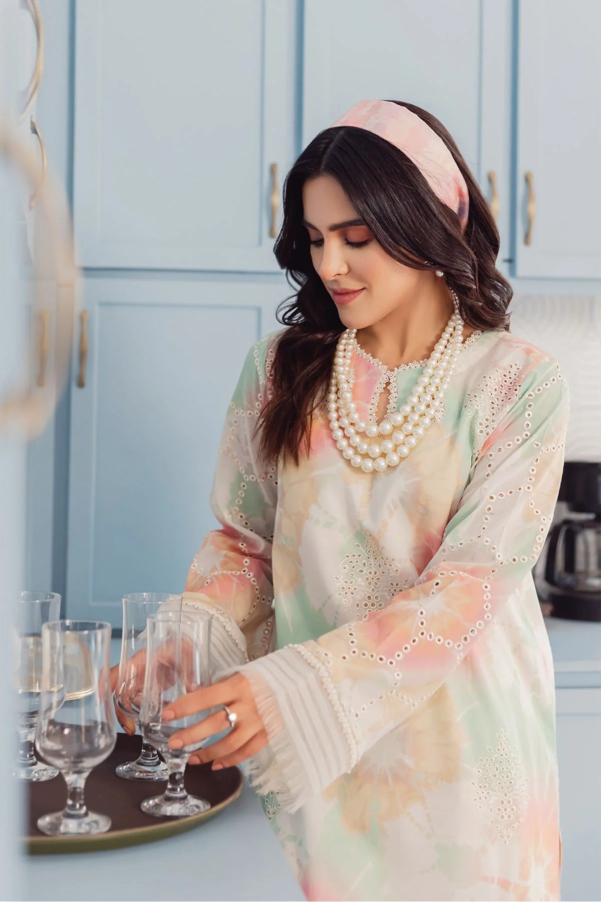 Ballerina By Nureh Embroidered Chikankari Lawn Suits Unstitched 2 Piece NU2- 84