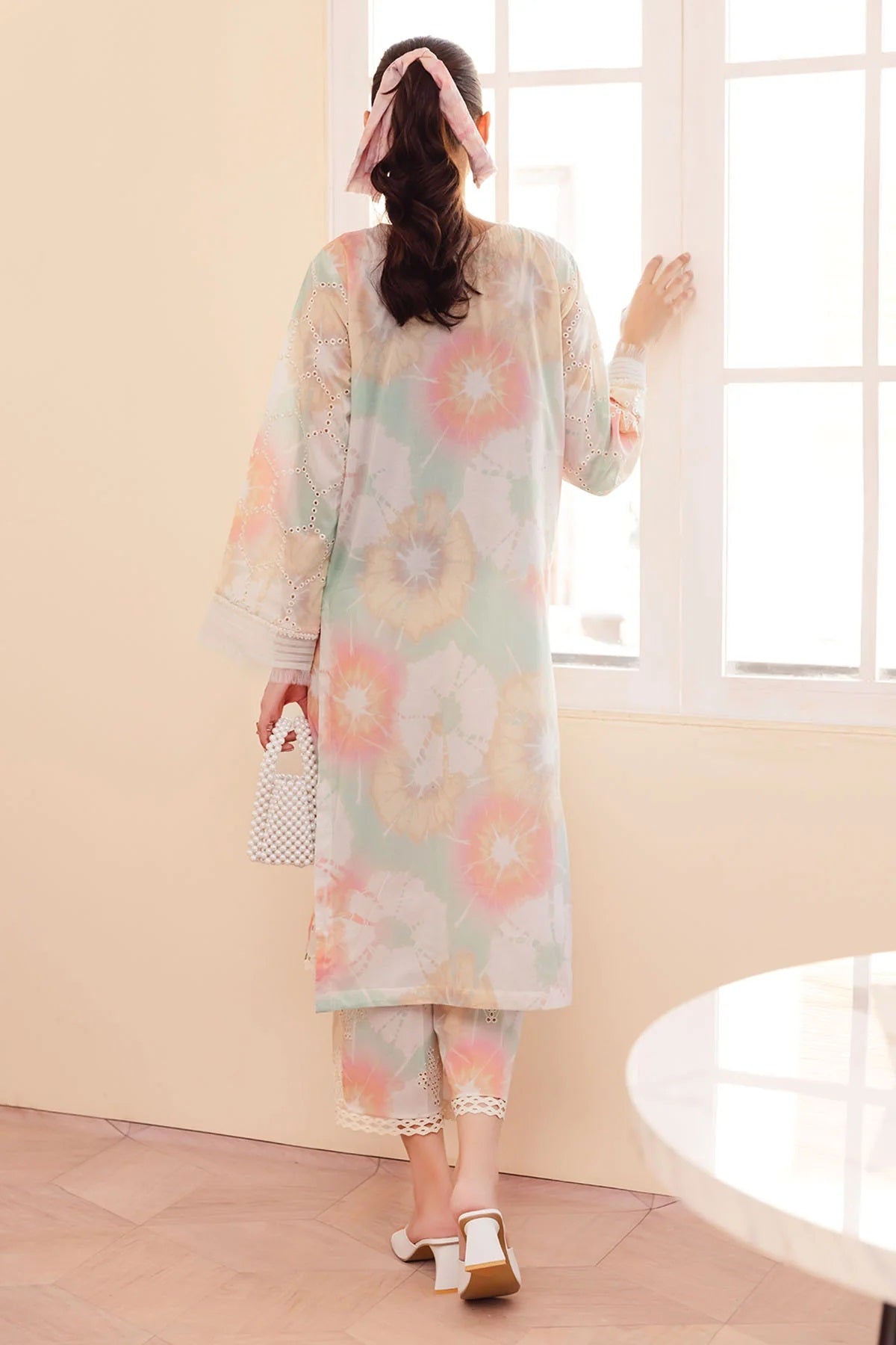 Ballerina By Nureh Embroidered Chikankari Lawn Suits Unstitched 2 Piece NU2- 84