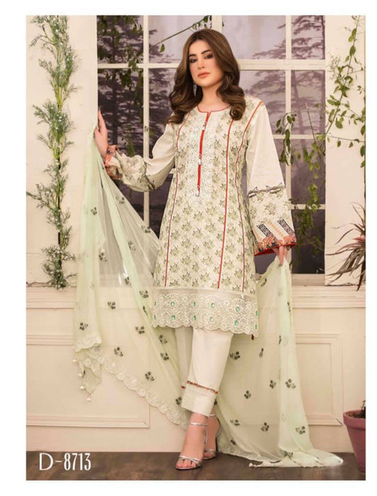 Selene by Tawakkal Embroidered Lawn 3 Piece Unstitched - TSL-D8713