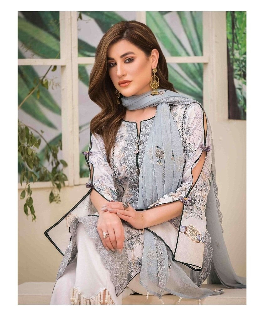 Selene by Tawakkal Embroidered Lawn 3 Piece Unstitched - TSL-D8720