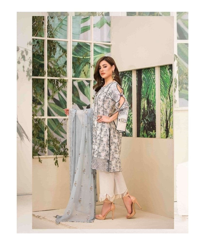 Selene by Tawakkal Embroidered Lawn 3 Piece Unstitched - TSL-D8720