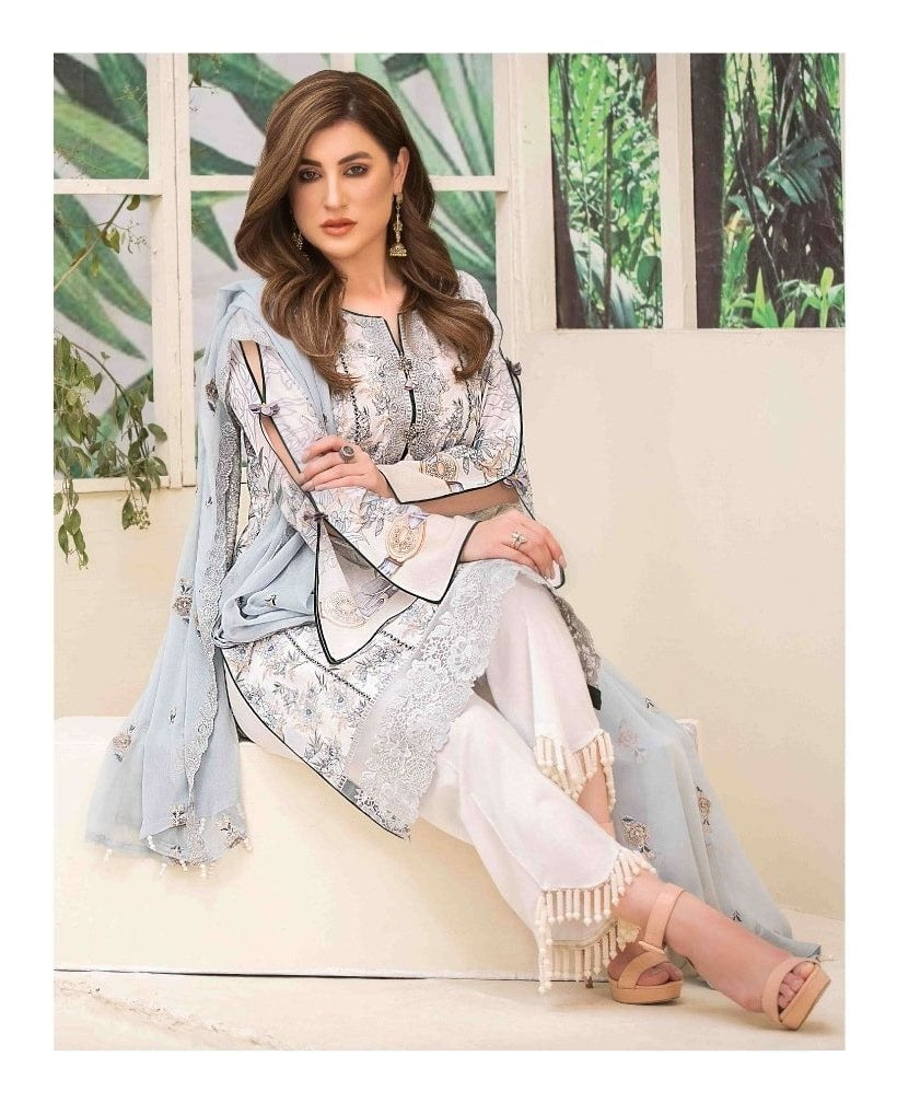Selene by Tawakkal Embroidered Lawn 3 Piece Unstitched - TSL-D8720