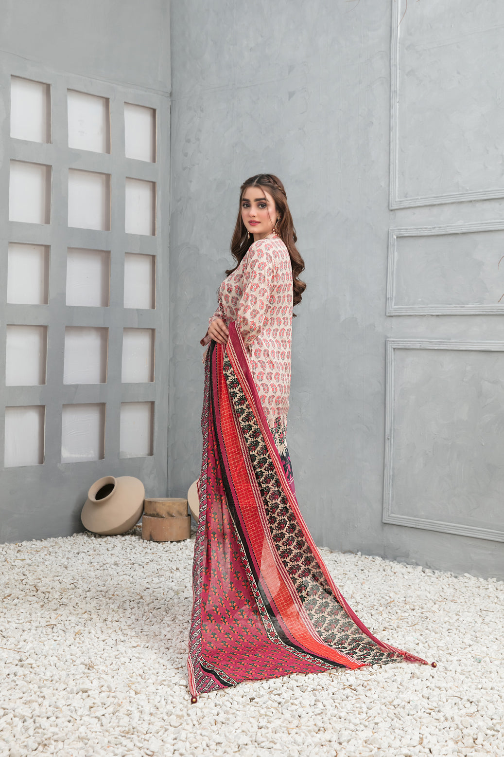Devina by Tawakkal Embroidered Lawn Dress 3 Piece Unstitched - D-8742