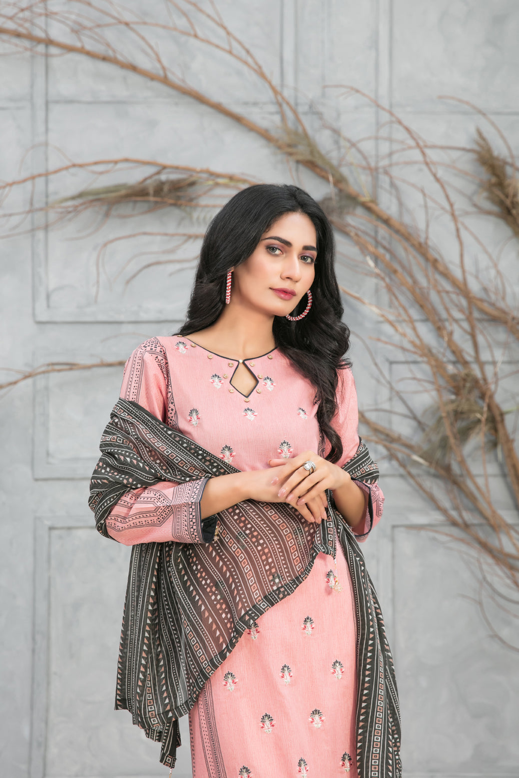 Devina by Tawakkal Embroidered Lawn Dress 3 Piece Unstitched - D-8743