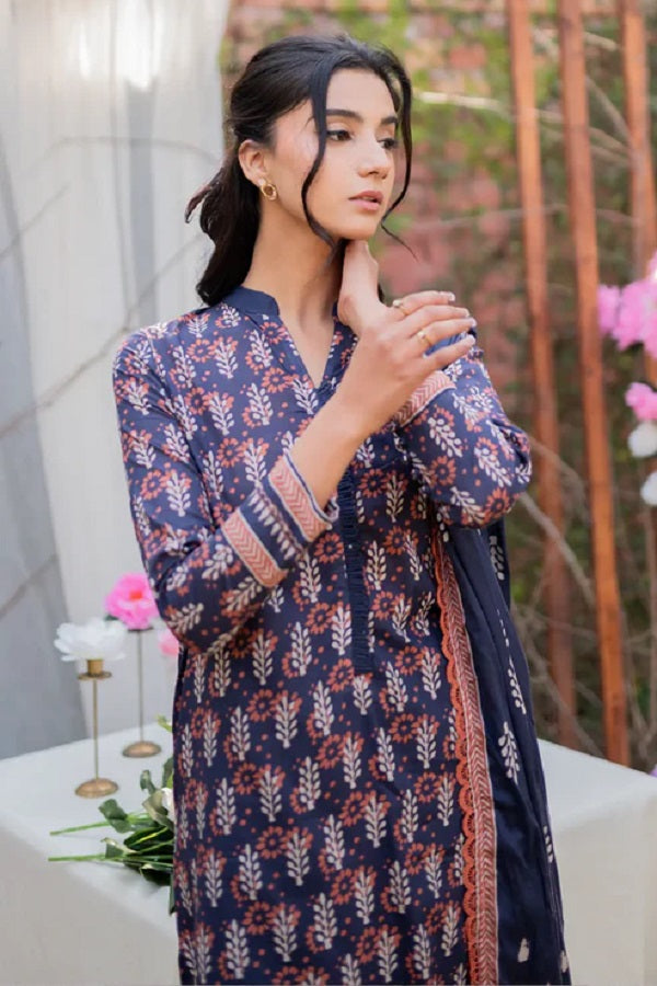 Print Diary by Rashid Textile Digital Printed Lawn Unstitched 3 Piece Dress - RTPD-8768