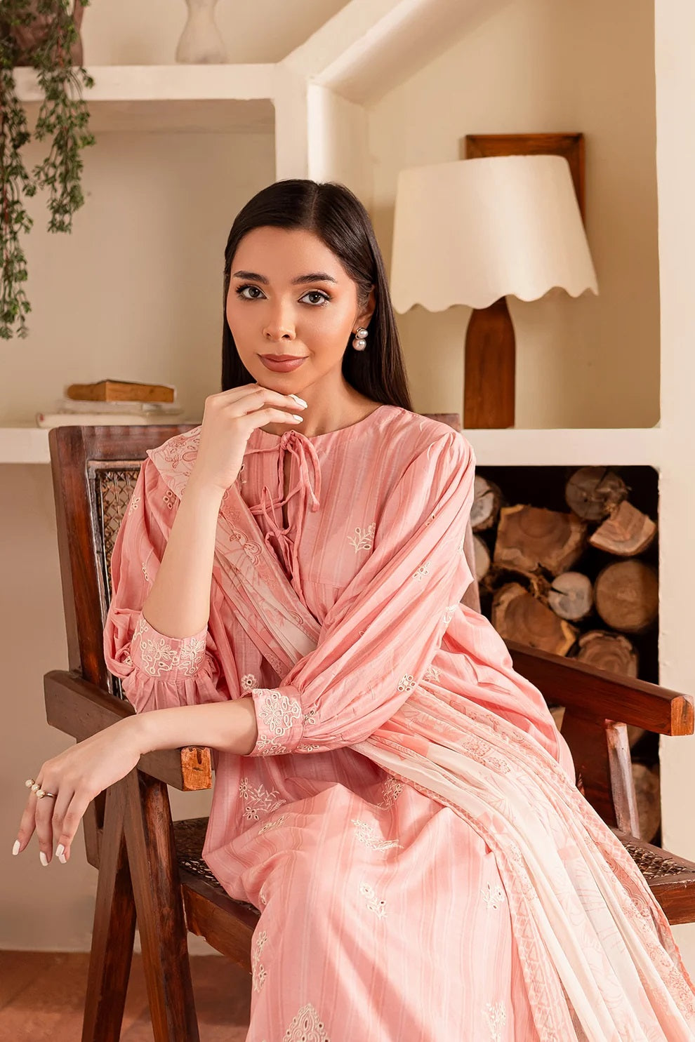 Ripple by Rashid Textile Embroidered Lawn 3 piece Unstitched Dress - REL-8891