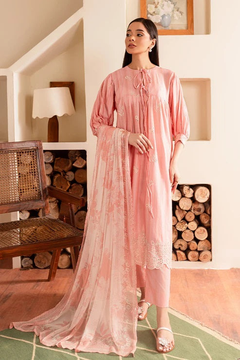 Ripple by Rashid Textile Embroidered Lawn 3 piece Unstitched Dress - REL-8891