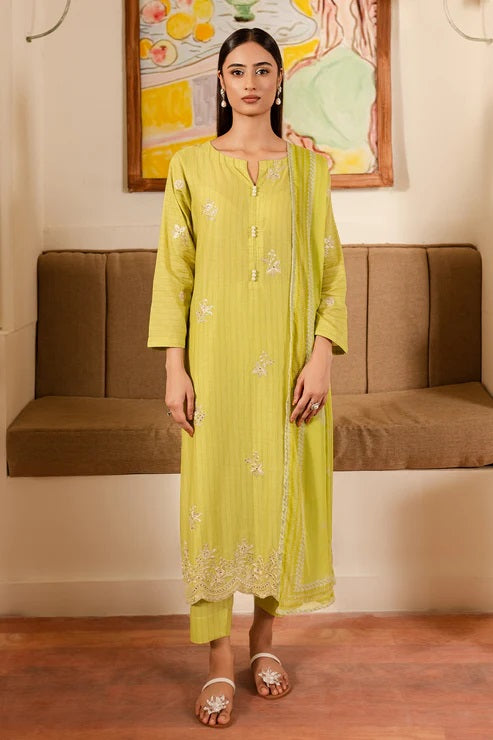 Ripple by Rashid Textile Embroidered Lawn 3 piece Unstitched Dress - REL-8892