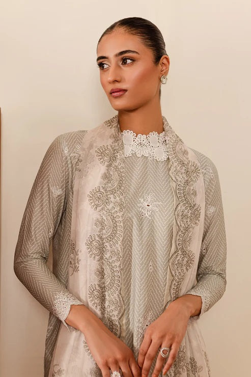 Ripple by Rashid Textile Embroidered Lawn 3 piece Unstitched Dress - REL-8895
